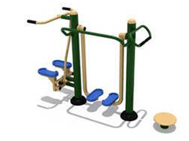 Açık Hava Çoklu Spor Aletleri / Açık Hava Çoklu Spor Aleti Havada Yürüyüş, Step ve Ayakta Bel Esnetme - 81406